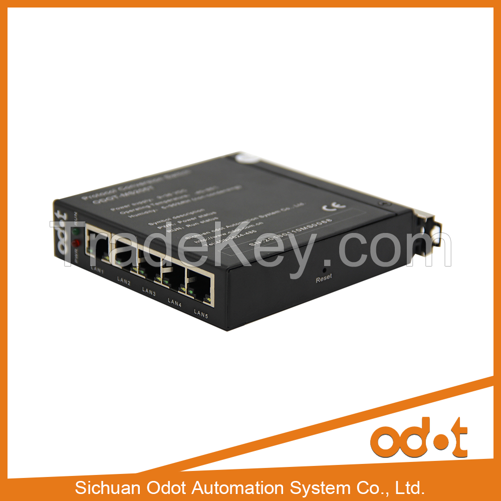 CE and FCC certificated fast Industrial Ethernet Switch with 5 ports