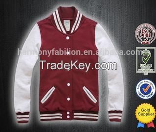 baseball uniform coat for heavy fleece hoodie