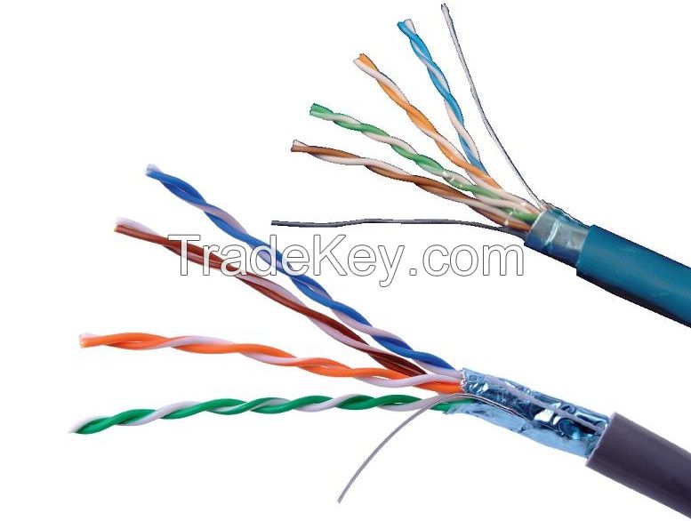 ftp cat5e 0.5mm bc cable fluke test lan cable cat5e best ethernet cable 