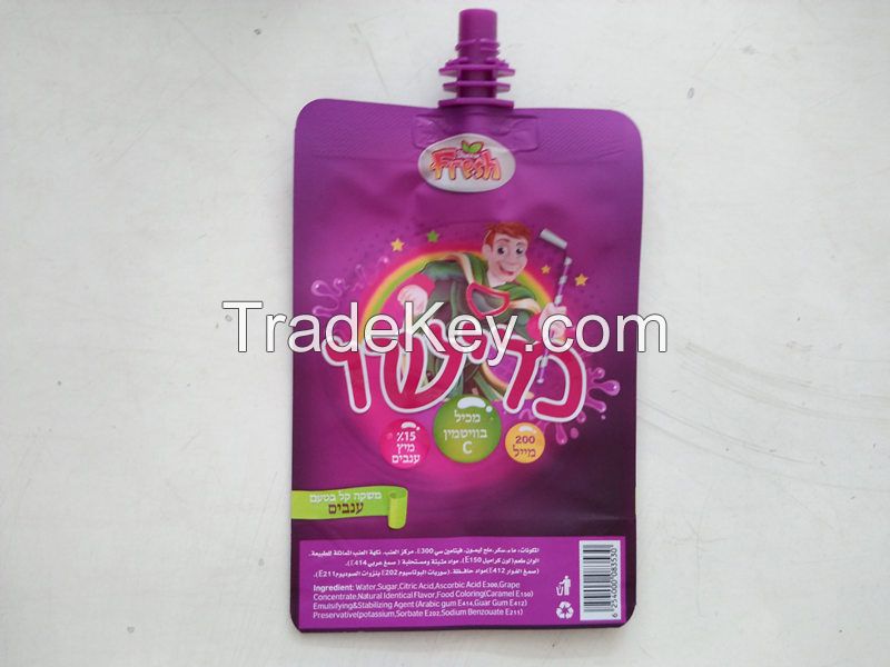 Custom Logo Printed Jelly Packaging Spouted Pouch