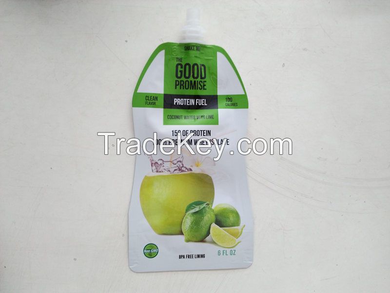 Custom Logo Printed Jelly Packaging Spouted Pouch