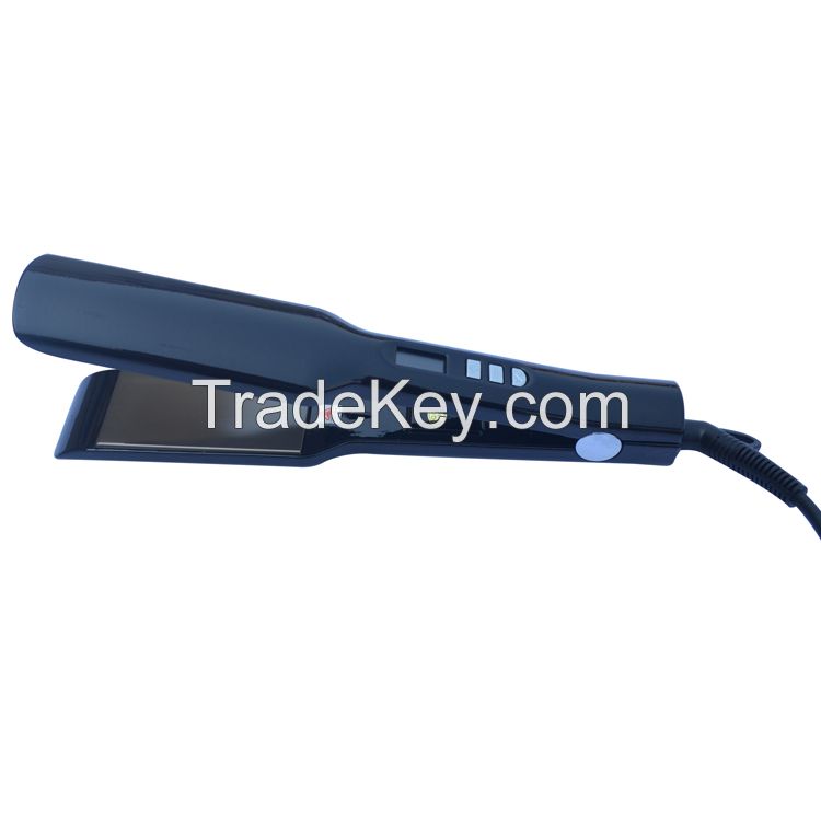  LCD Display 2inch Hair Flat Iron Straightening Hair Straightener Brush
