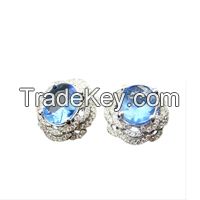 Latest Fancy Tops 925 Silver  Gemstone Earring