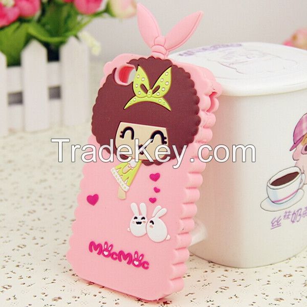 Factory Wholesale New Design Silicone Mobile Phone Case