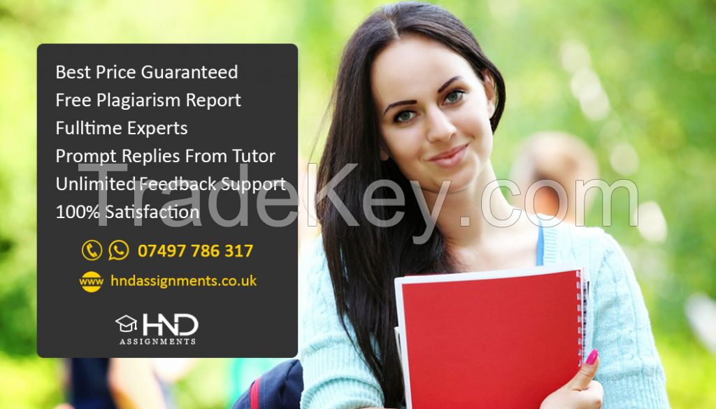 HNC Assignment Help Coursework/Report/Project Edinburgh