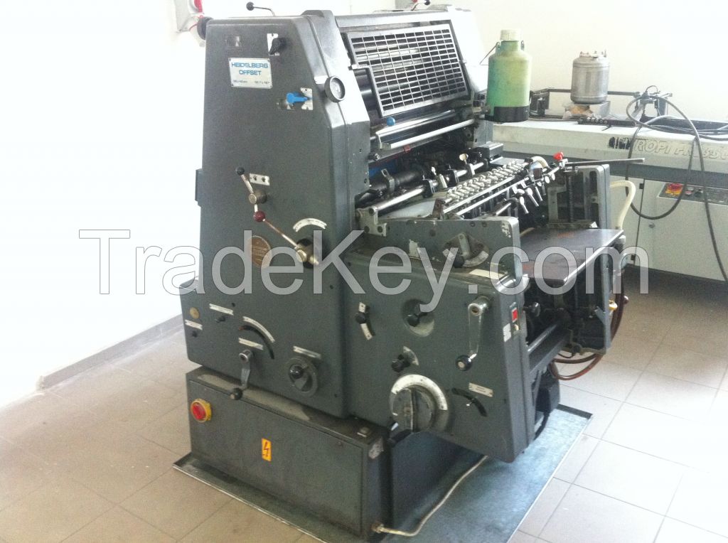 Heidelberg GTO 46 machine year 1981