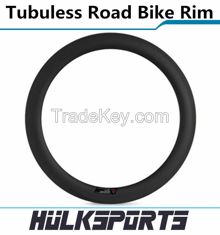 Lightweight Xiamen export erd 526mm carbon road bicycle rim