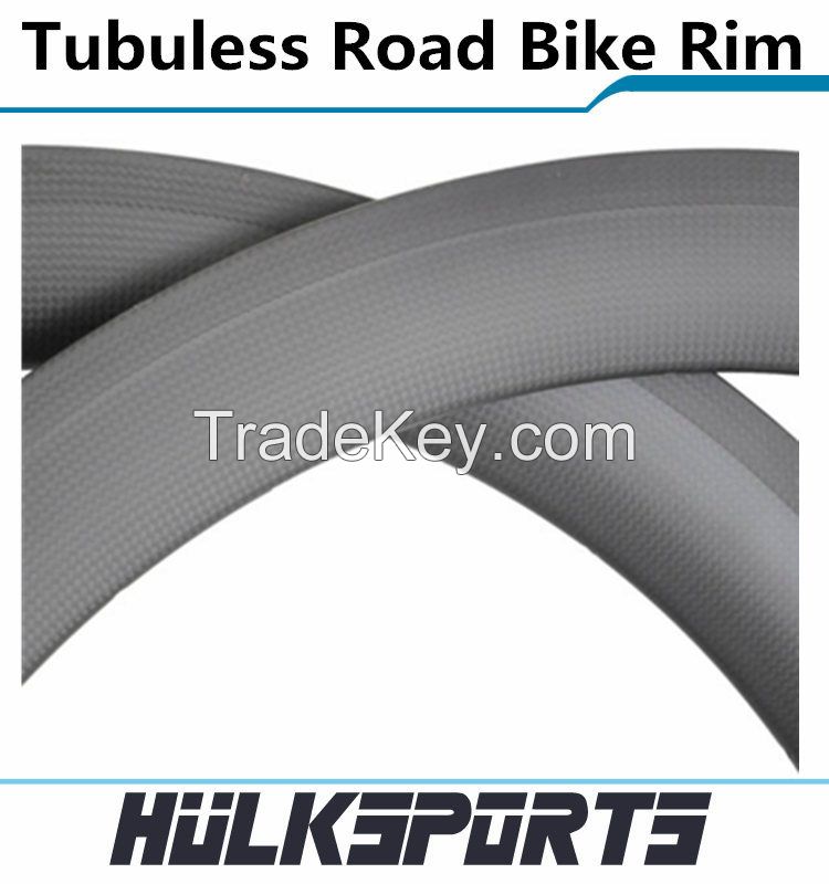 Lightweight Xiamen export erd 526mm carbon road bicycle rim