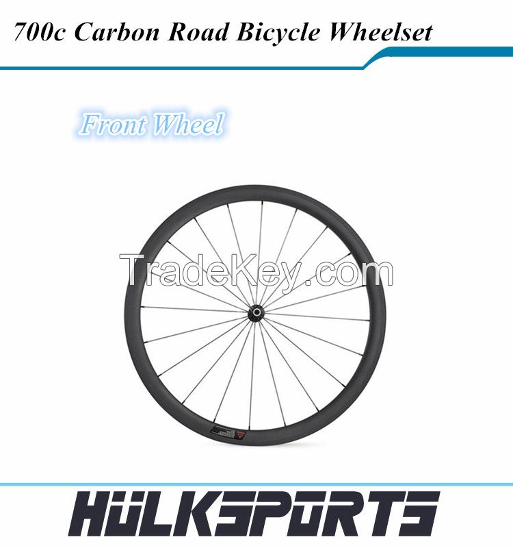 Road Carbon Wheels;Clincher Bicycle Wheels
