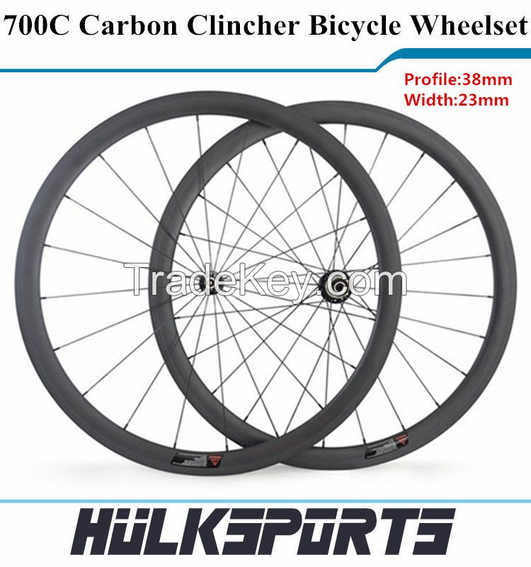 High Quality Road Bicycle Wheel 700C Carbon Bicycle Rims