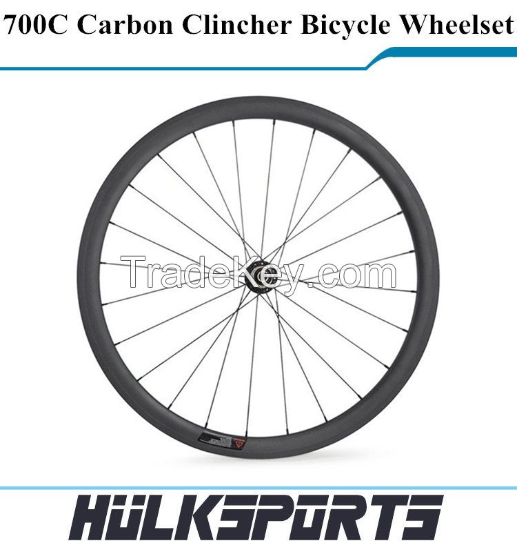 High Quality Road Bicycle Wheel 700C Carbon Bicycle Rims