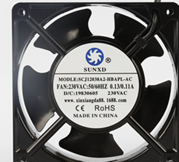 12038 220V Cooling Ventilation Metal  Exhaust Ventilating AC Axial Fan