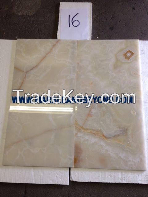 White Gold Onyx Tiles