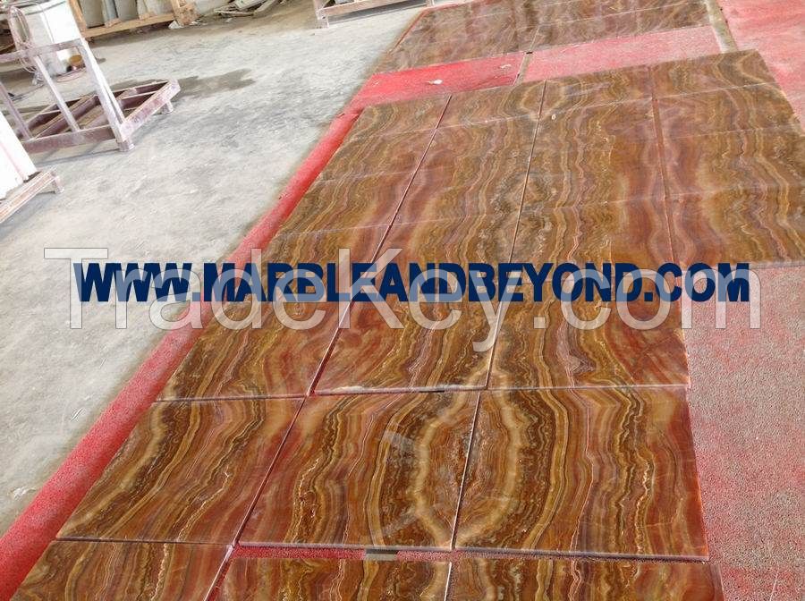 Red Onyx Tiles