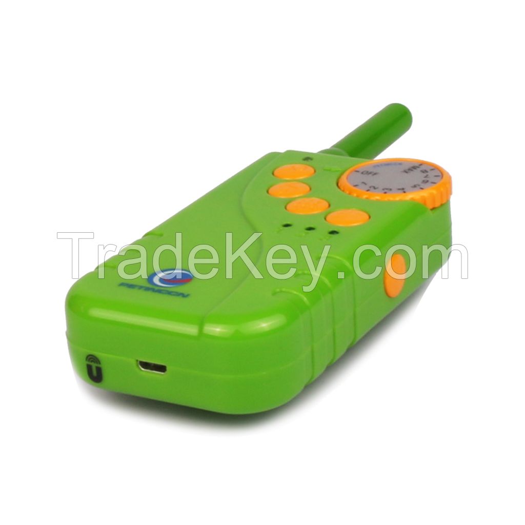 PETINCCN P681 660M Remote Dog Training Collars Waterproof and Rechargeable with Four Functions of Range Finding Tone Vibrating Static Shock Trainer Collar 1Collar Green