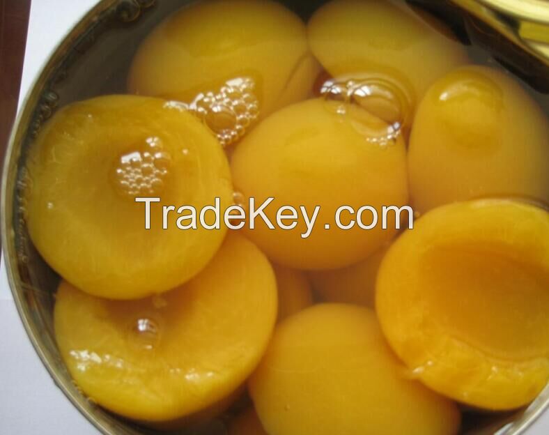 canned yellow peach