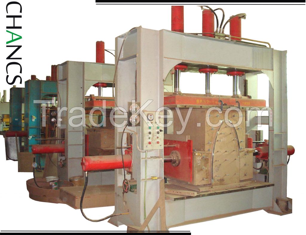 Three Direction High Frequency Plywood Bending Press--CHANCS MACHINE