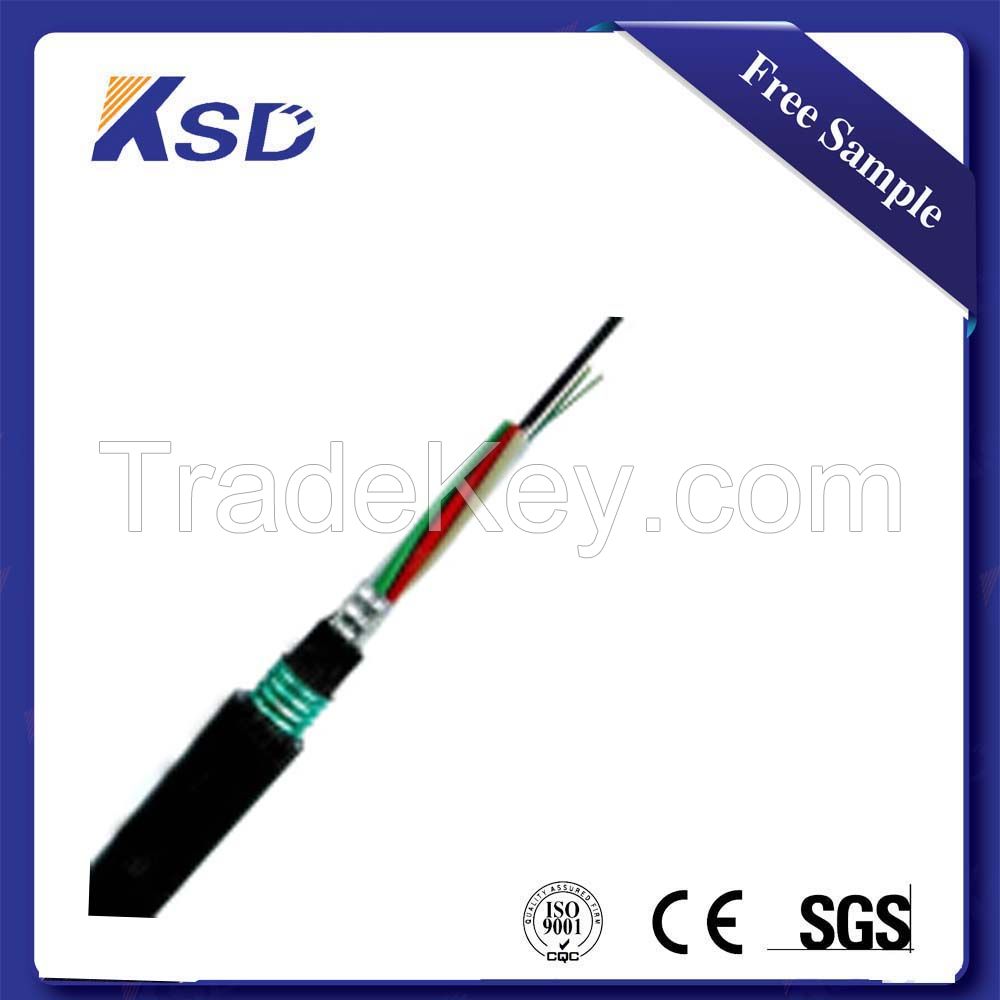 Stranded Loose Tube Cable with Aluminum Tape and Steel Tape  fiber optic cable GYTA53