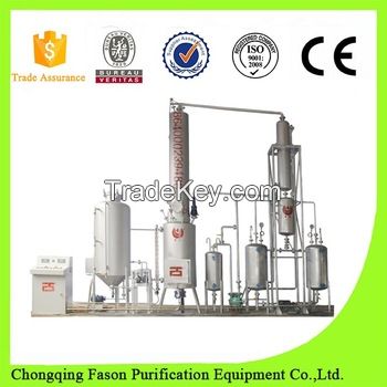 Waste oil to base oil or diesel oil recycling machine/oil distillation plant