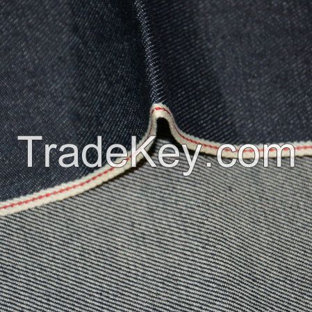 Japanese red selvedge wholesale denim fabric for jeans