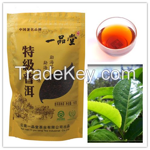 loose tea chinese puer leaf