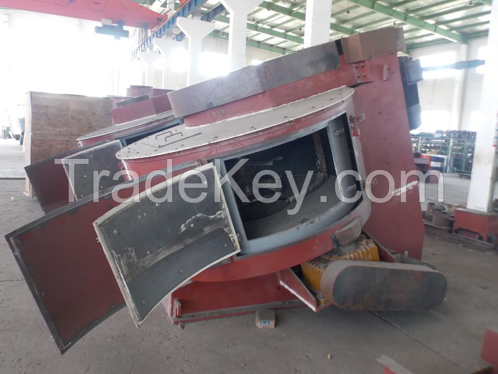 High Efficient R15 Foundry Sand Mixer / Foundry Castable Mixer With 500l Reclaiming Capacity