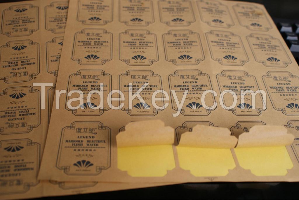 Adhesive PVC label, Kraft Paper Sticker, Writale Paper sticker,