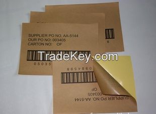 Printing Barcode Label, Blank Paper Label, Kraft Paper Label, Jewelry Label, Warning Sticker