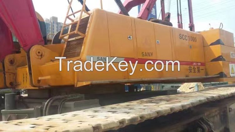 Cheap Price Used Sany Crawler Crane Scc1000