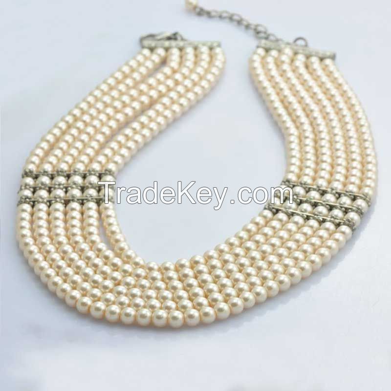 5 strand pearl necklace extender chain