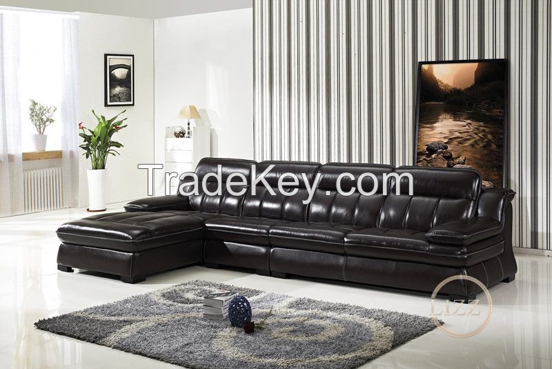 2016 New Modern Elegant Design Living Room Leather L. P2189