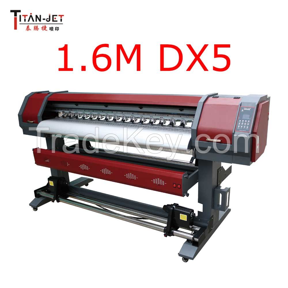 Titanjet 1.6m eco solvent printer 1604-R with DX5