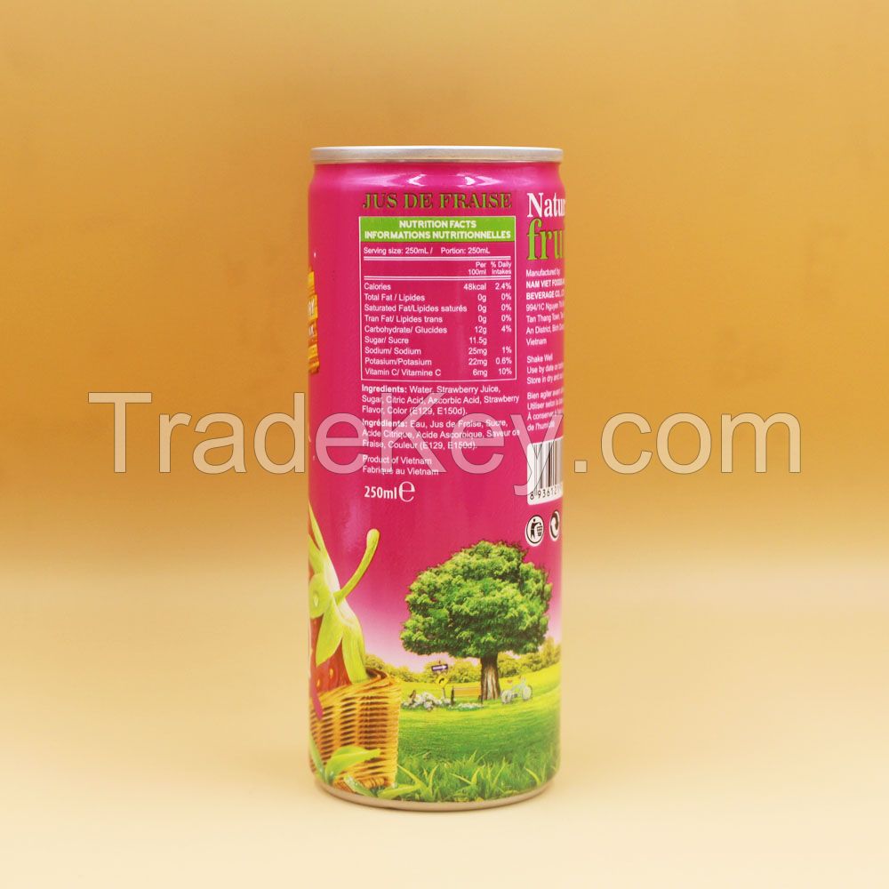 250ml VINUT Strawberry Juice Drink