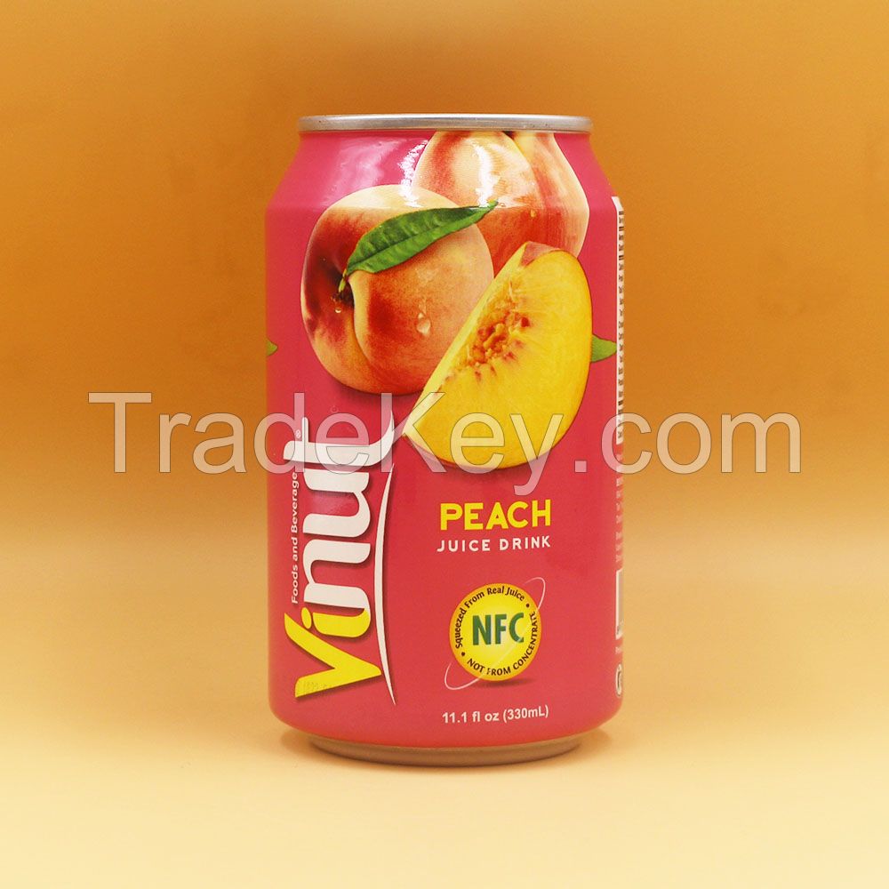 11.1fl oz VINUT Peach Juice Drink