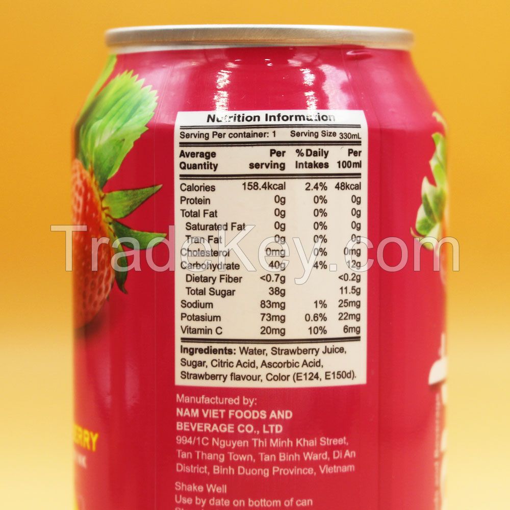 11.1 fl oz VINUT Strawberry Juice Drink