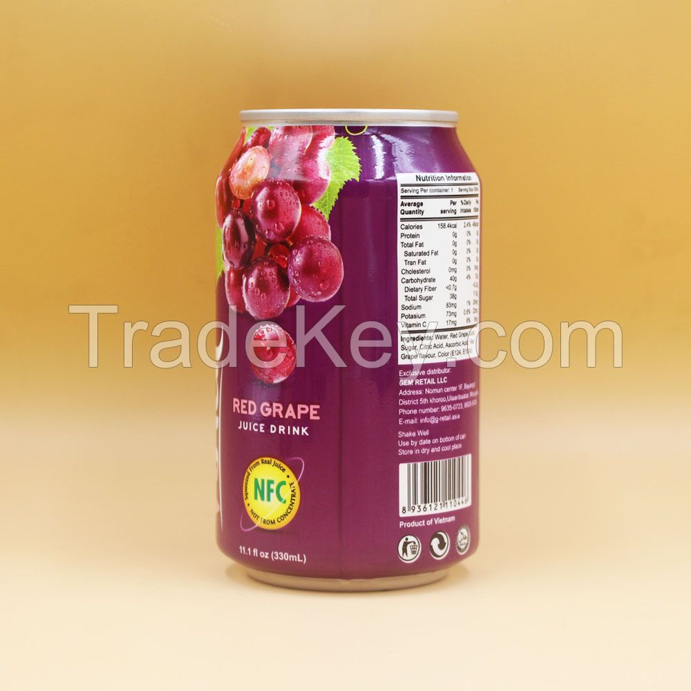 11.1 fl oz VINUT Red Grape Apple Juice