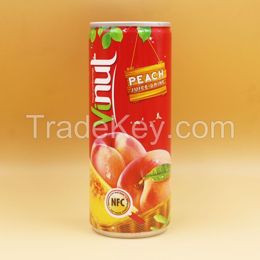 250ml VINUT Peach Juice Drink