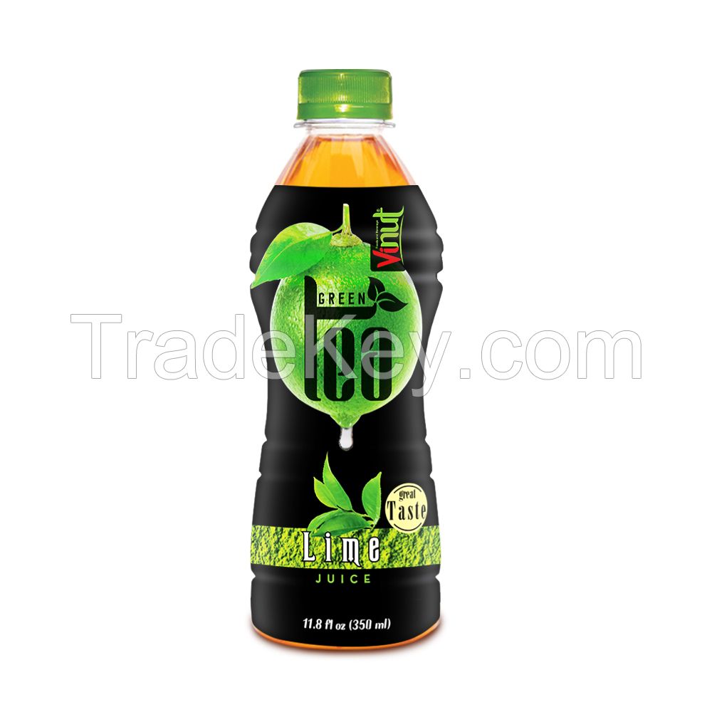 Fresh Green tea with lime juice 350ml plastic bottle 