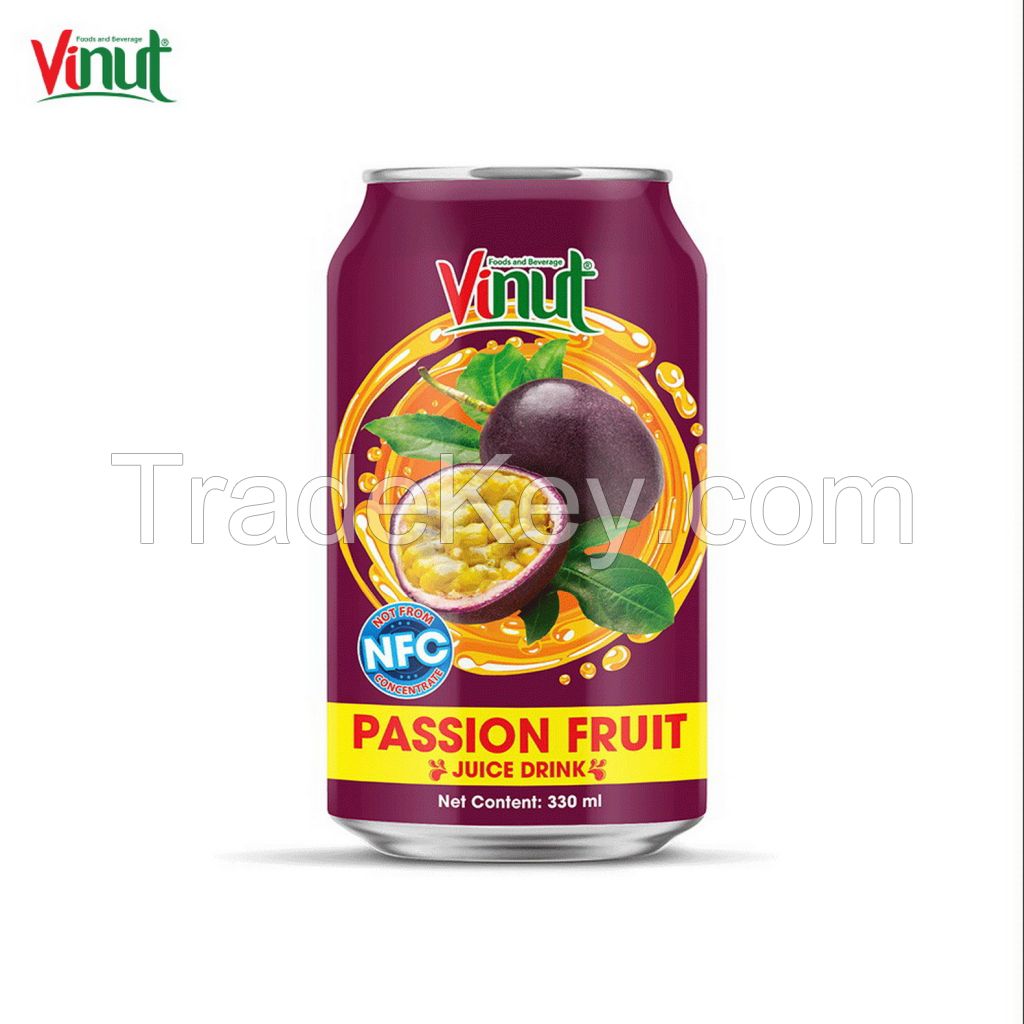 330ml VINUT Factory Direct Sales Beverage Product Development Suppliers Manufacturers Canned Passion fruit Juice drink