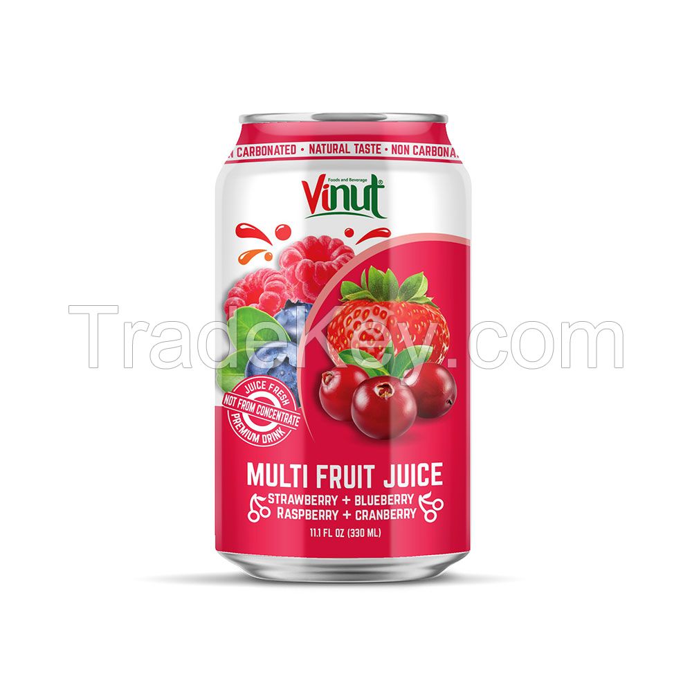 330ml VINUT Fresh Premium Multi Fruit Juice Drink ( Strawberry + Blueberry + Rasperry + Cranberry)