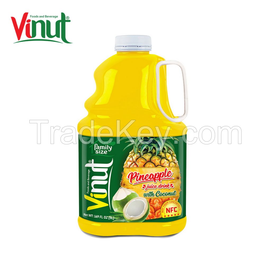 169 fl oz VINUT Pineapple juice drink with coconut(family size) pineapple juice production line fruit juice
