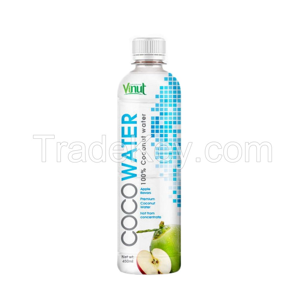 450ml VINUT Plastic Bottle Coconut water with Apple free sample Suppliers Directory natural ingredients Low-Carb in Vietnam