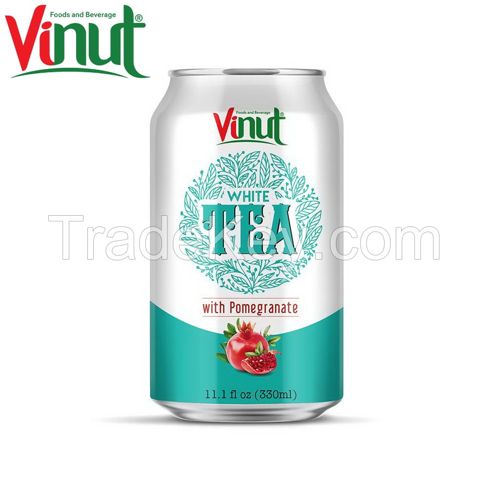 330ml VINUT Soft Drinks Can (Tinned) Beverage Product Development White tea with pomegranate flavour Manufacturer Directory Vietnam