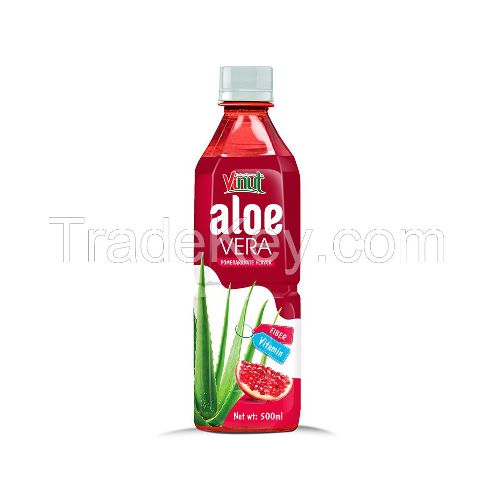 500ml VINUT Aloe Vera Juice Drink with Pomegranate (enrich Vitamin & Fiber)