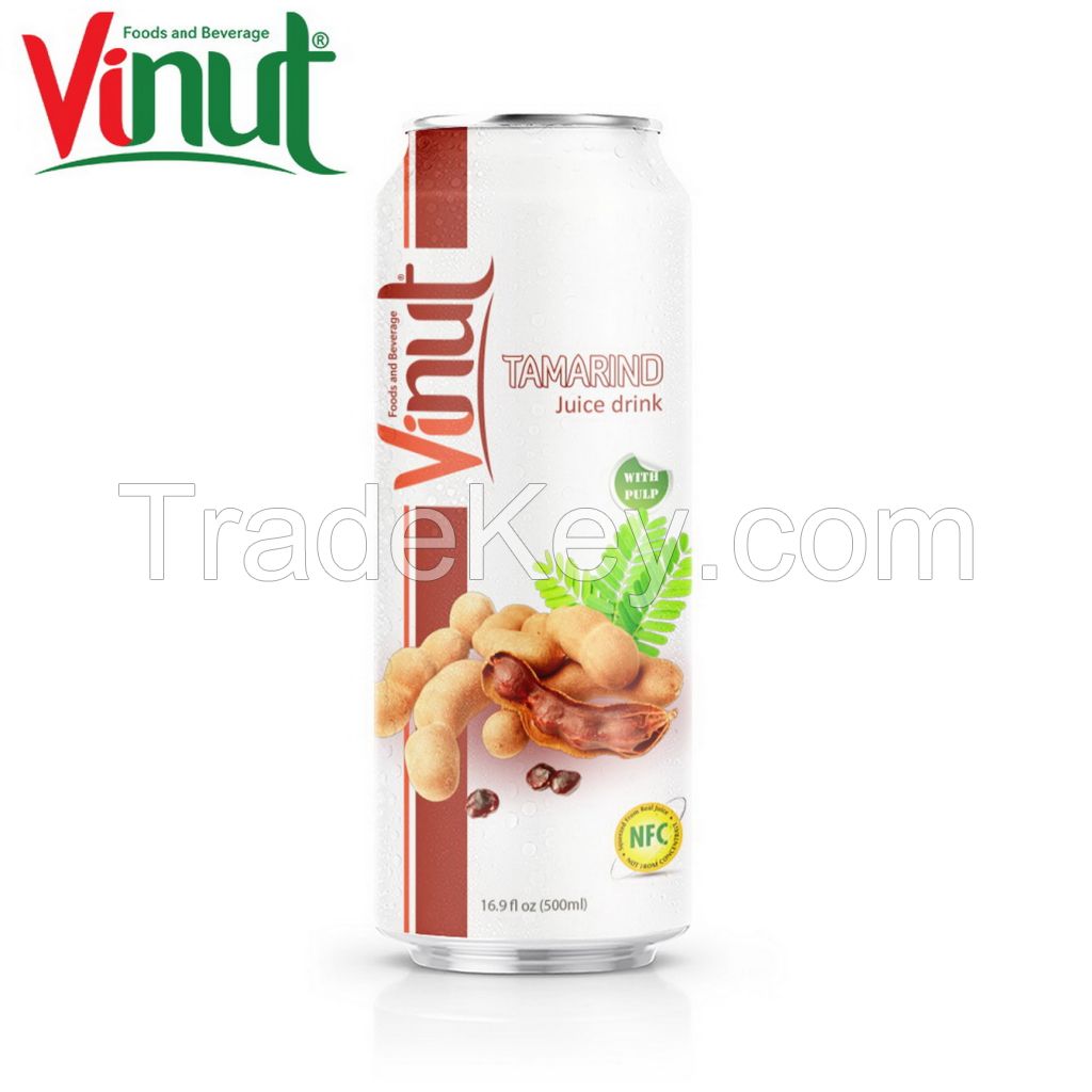 VINUT 500ml Tamarind Juice with pulp Sellers Free Design Label NFC Tropical Drink