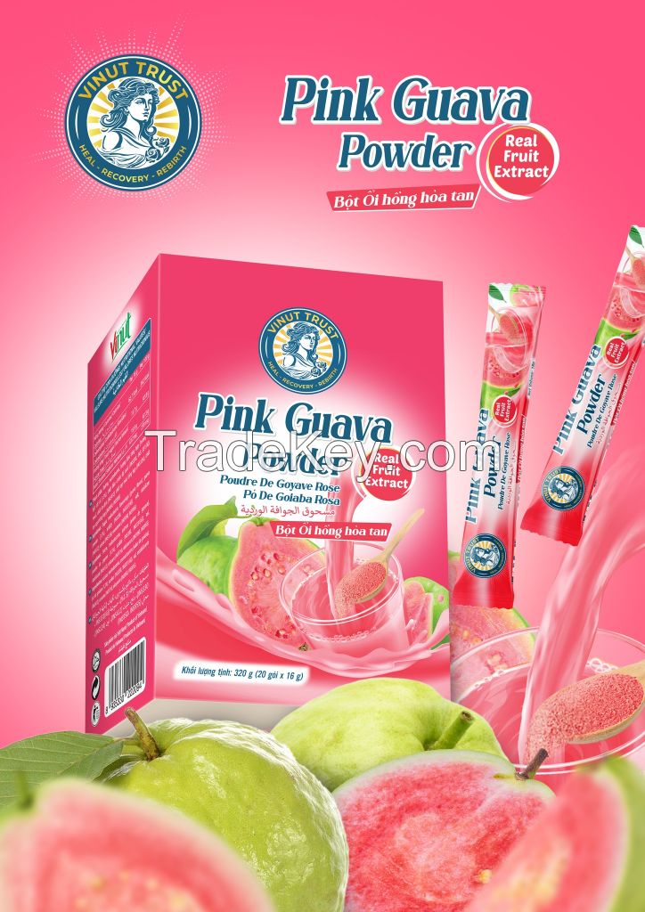 Vinut Trust 320g 100% Natural Instant Pink Guava Powder