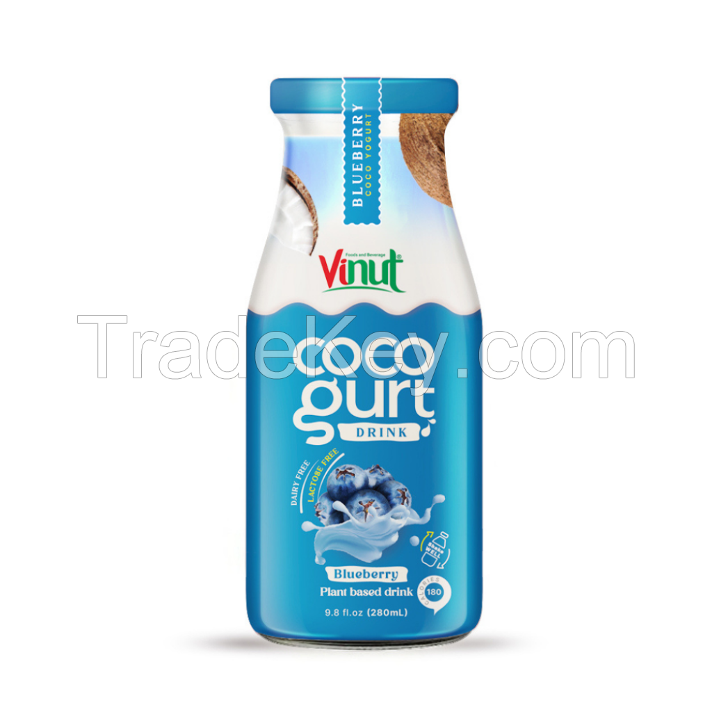  280ml Vinut Cocogurt (Coconut milk) drink with Blueberry (Lactose free, Dairy free, Plant based) 280ml Vinut Cocogurt (Coconut milk) drink with Peach (Lactose free, Dairy free, Plant based) 280ml Vinut Cocogurt (Coconut milk) drink with Peach (Lactose f
