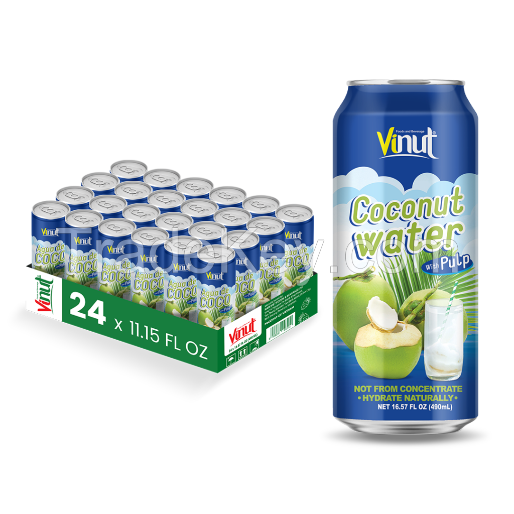 16.57 fl oz VINUT Coconut Water with Pulp