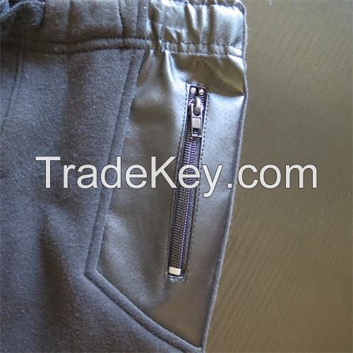 Fashion style zipper trousers