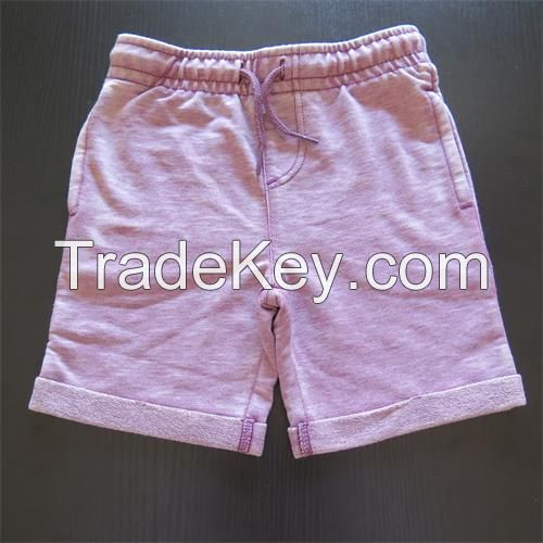 Girl's burnout wash shorts